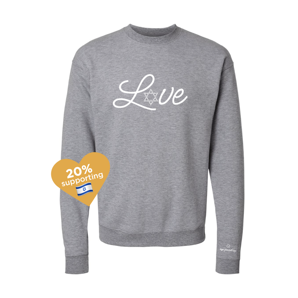 Love Crewneck Adult Sweatshirt