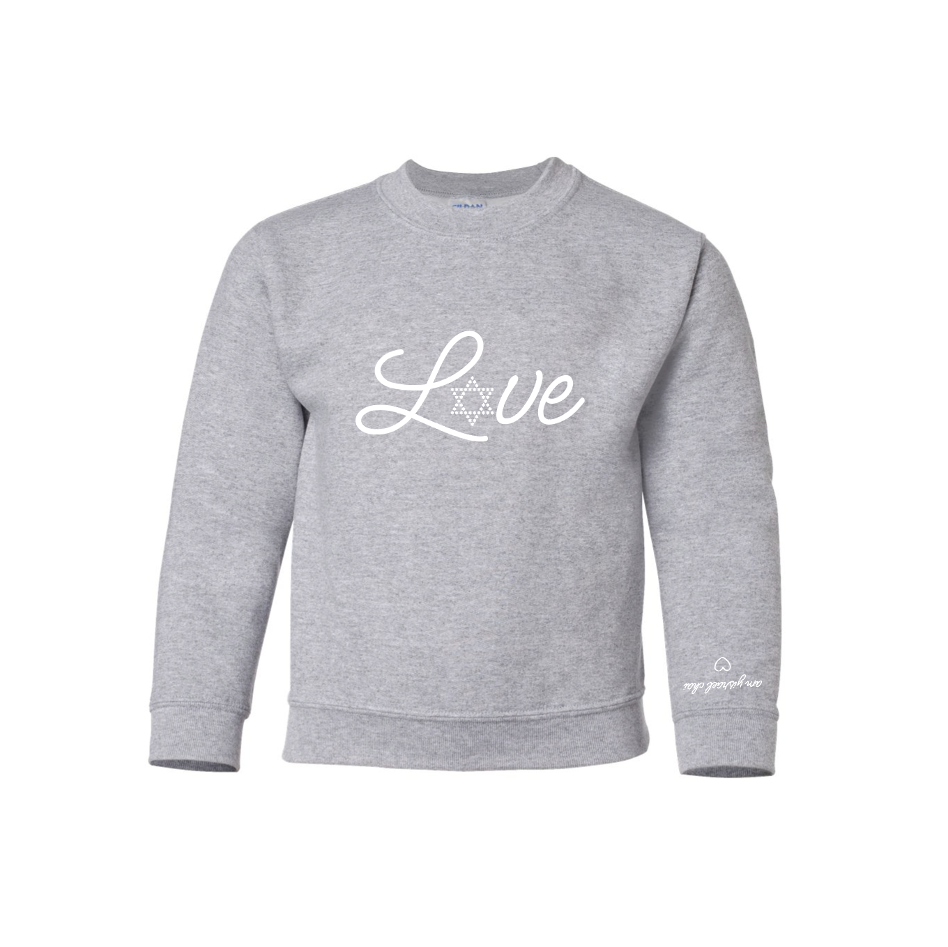 Love Crewneck Kids Sweatshirt