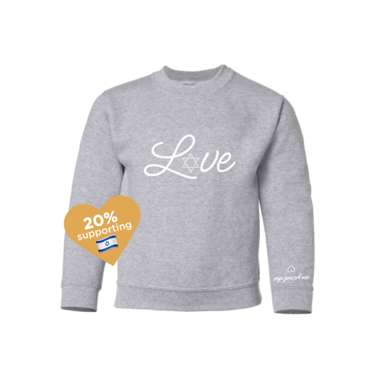 Love Crewneck Kids Sweatshirt